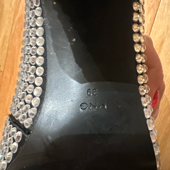 MNG Silver Rhinestone Women's Shoes - Picture 6 of 6